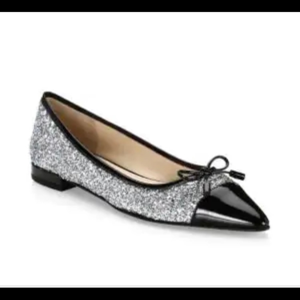 NEW Prada Captoe Glitter Ballerina - Picture 3 of 5
